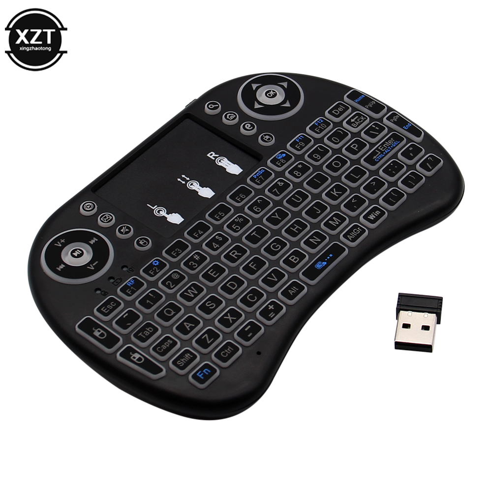 Mini Wireless Mouse - Backlit English Russian French Spanish Portuguese
