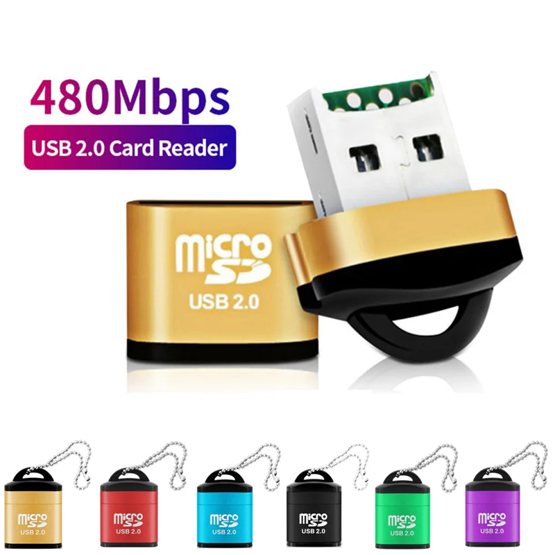 Laptop Accessories Productivity - Mini USB Micro SD/TF Memory Card
