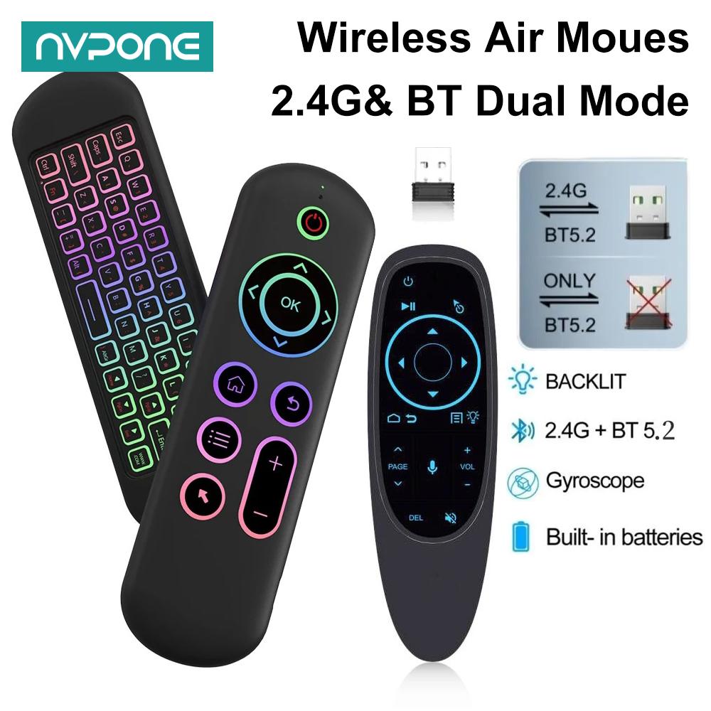 Mini Wireless Mouse - Remote Control Air Mouse Voice Gyroscope