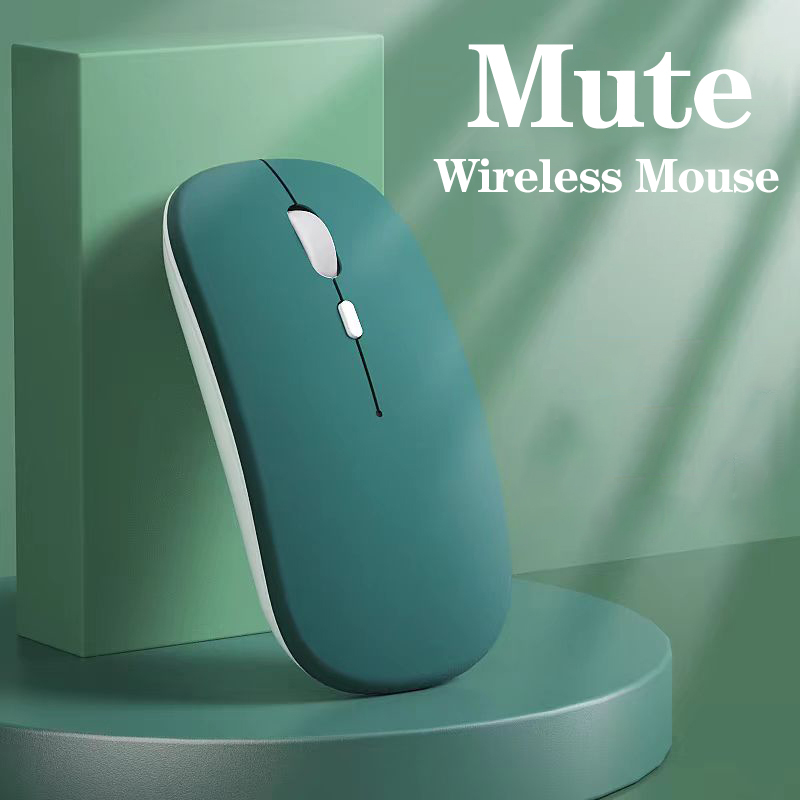 Mini Wireless Mouse - Silent Bluetooth-compatible Mouse Computer Laptop Optical