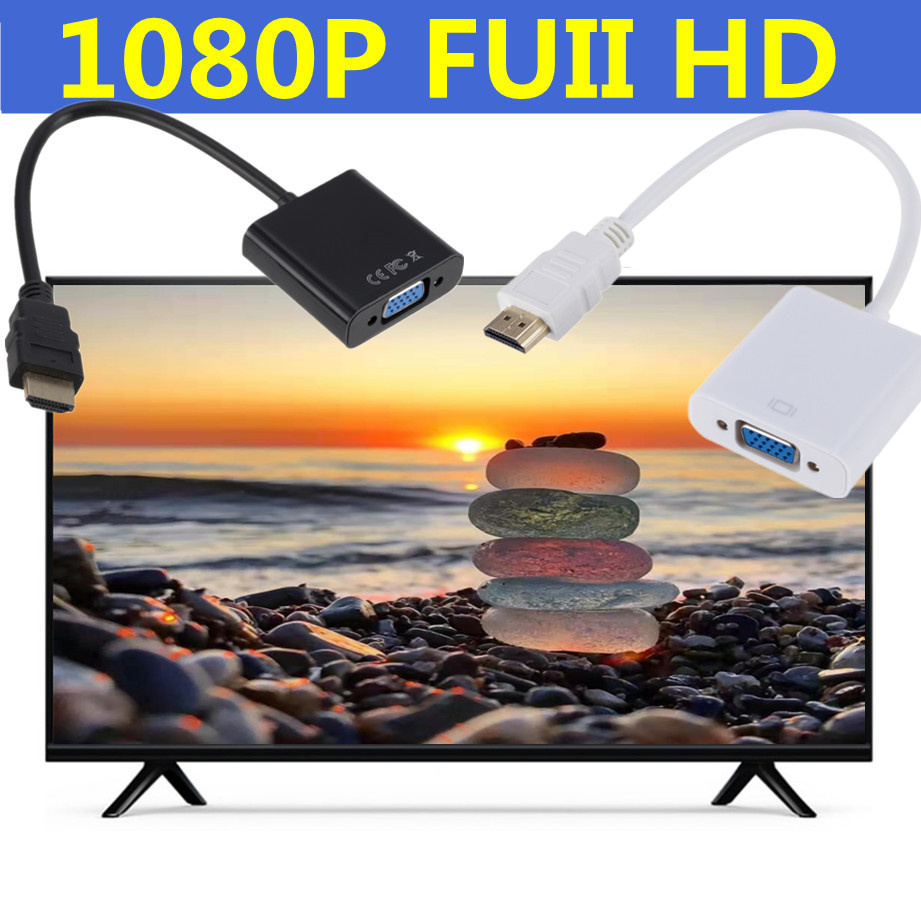 1080P HDMI-compatible To VGA A - Hdmi Vga Adapter review and price