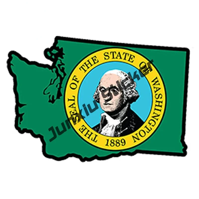 USA Washington Flag Map Car St - Laptop Accessories Logo review and price