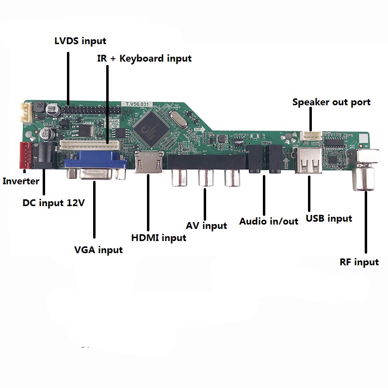 TV56 controller board kit with - Hdmi Vga Adapter review and price