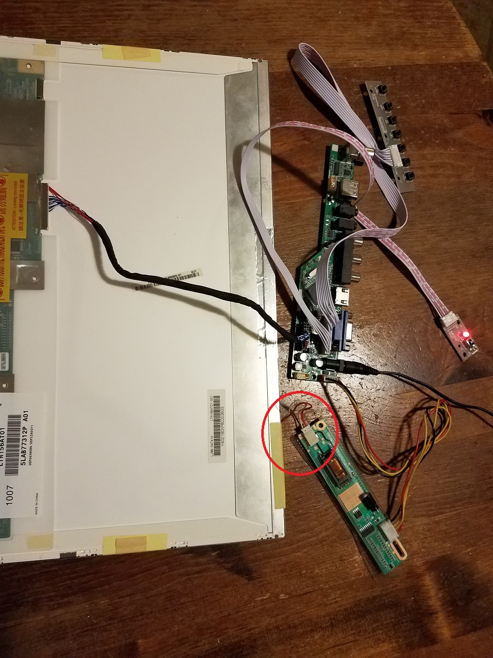 TV56 controller board kit with - Hdmi Vga Adapter review and price