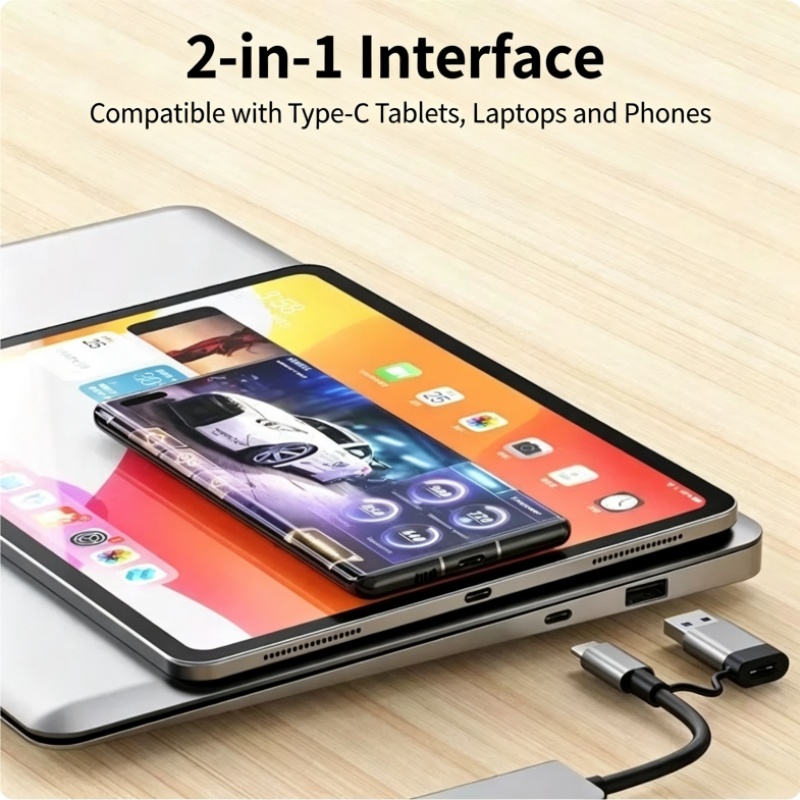 Dual-Head Type-C 8-in-1 Multi- - Laptop Accessories Hub review and price