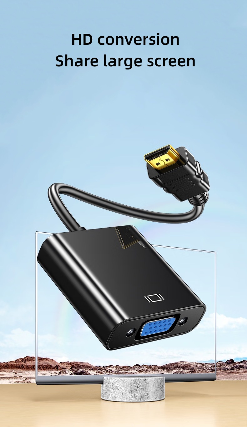 DT-2903 1080P Hdmi Male to Vga - Hdmi Vga Adapter review and price
