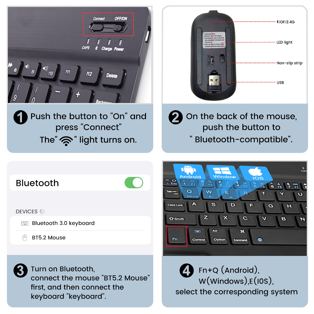Wireless Keyboard Spanish Fren - Laptop Accessories Combo review and price