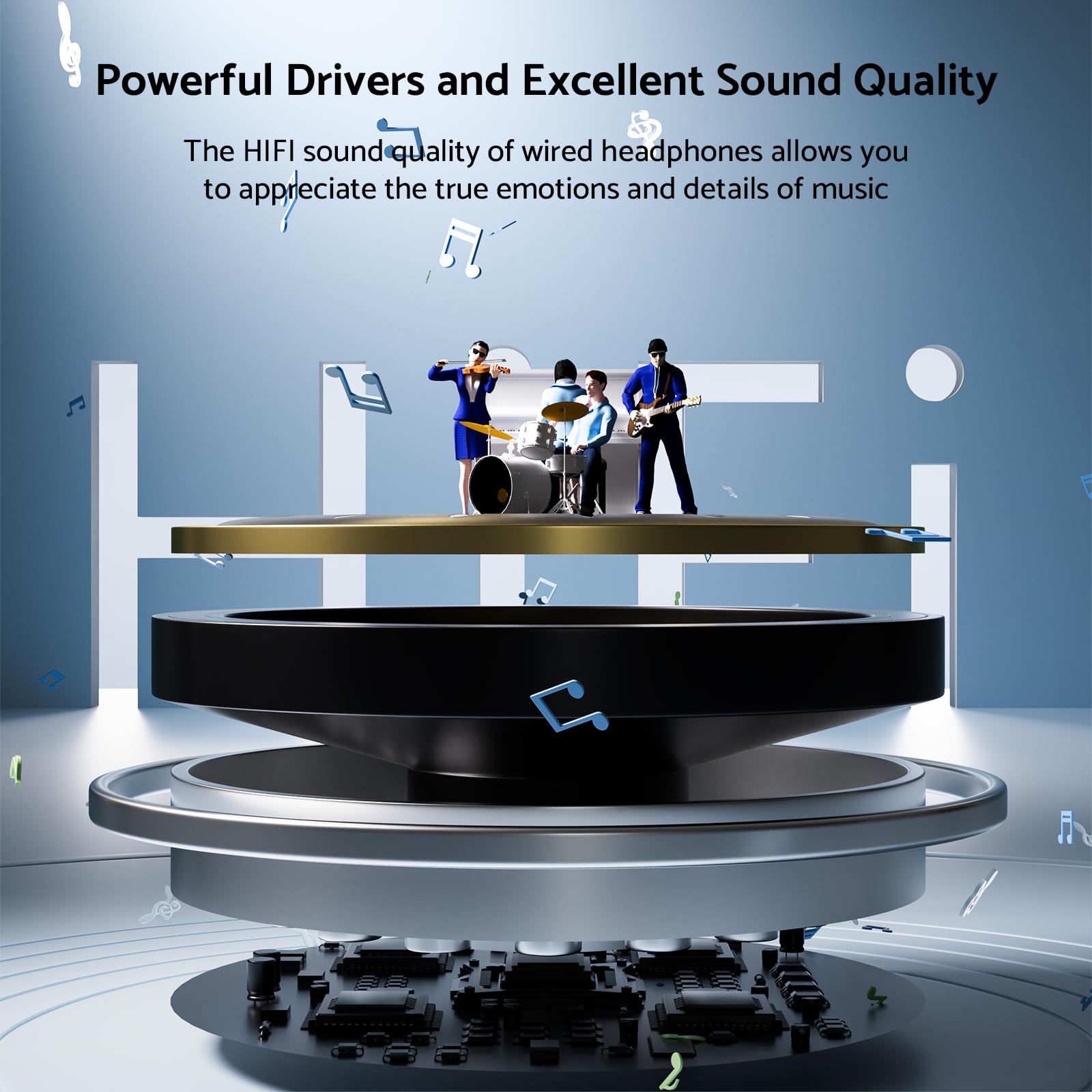 HiFi Surround Headphones Bass  - Laptop Accessories Cool review and price