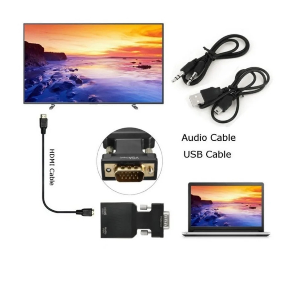 YIGETOHDE VGA to HDMI Converte - Hdmi Vga Adapter review and price