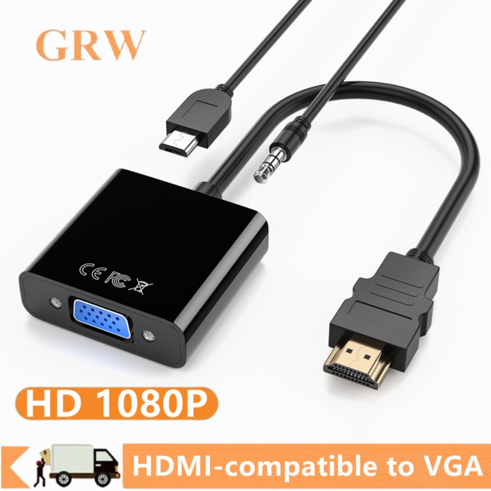 1080P HDMI-compatible to VGA A - Hdmi Vga Adapter review and price
