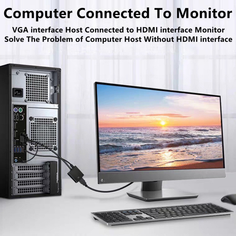 HD 1080P VGA to HDMI Adapter C - Hdmi Vga Adapter review and price
