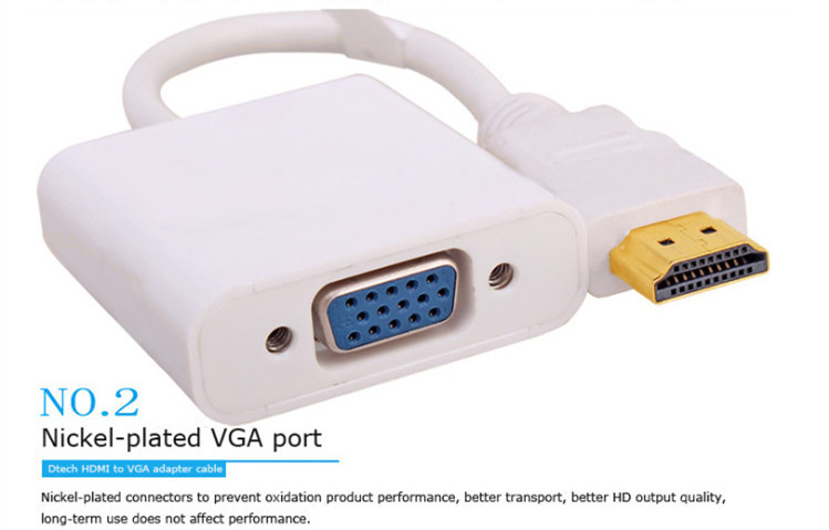 3PCS DTECH Factory Direct Sale - Hdmi Vga Adapter review and price