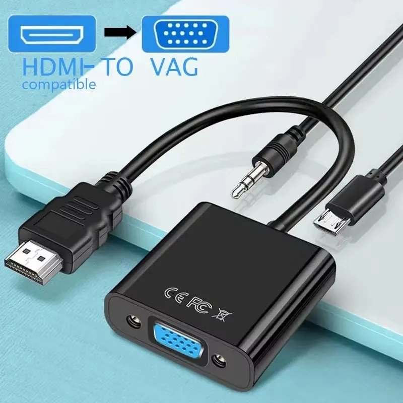 1-4sets HD 1080P HDMI To VGA C - Hdmi Vga Adapter review and price