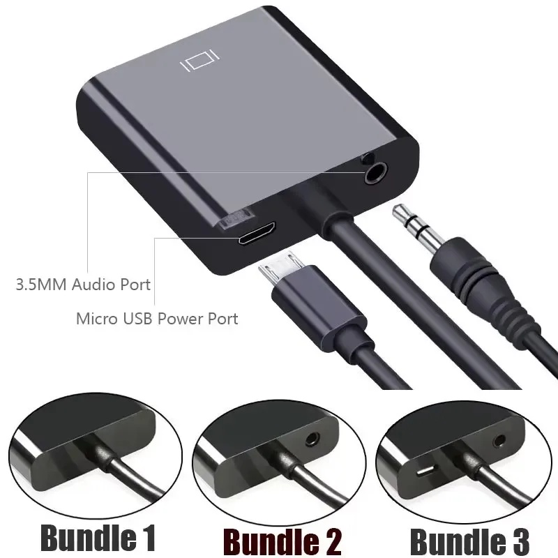 1-4sets HD 1080P HDMI To VGA C - Hdmi Vga Adapter review and price
