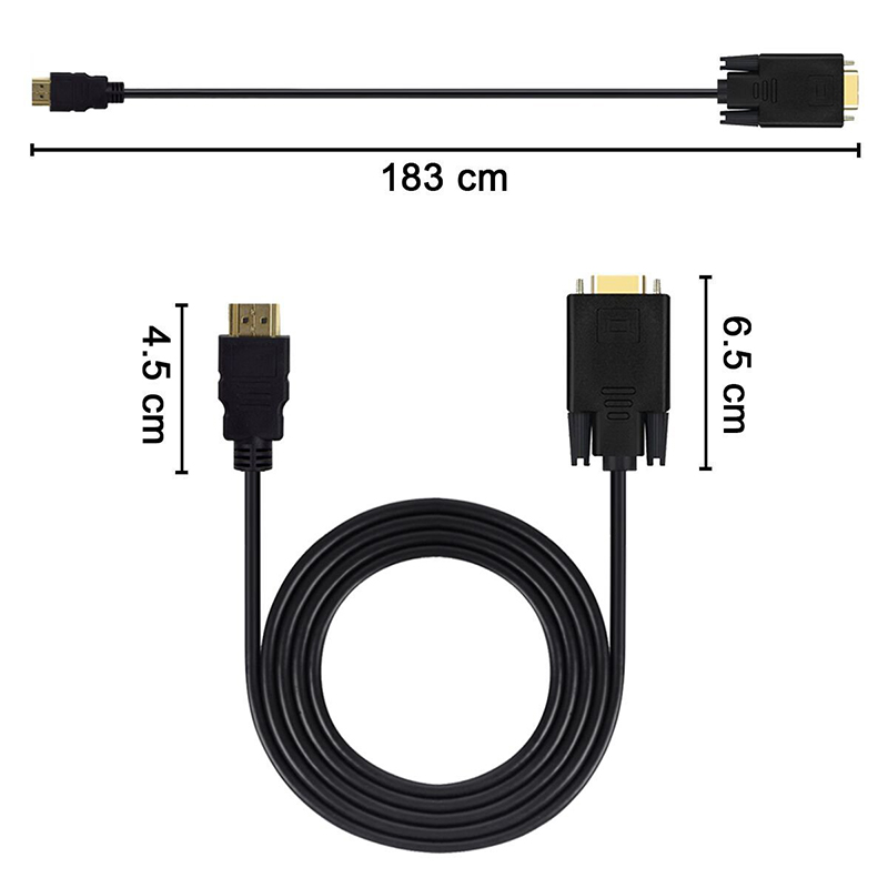 1.8M 1080P Video Converter HDM - Hdmi Vga Adapter review and price