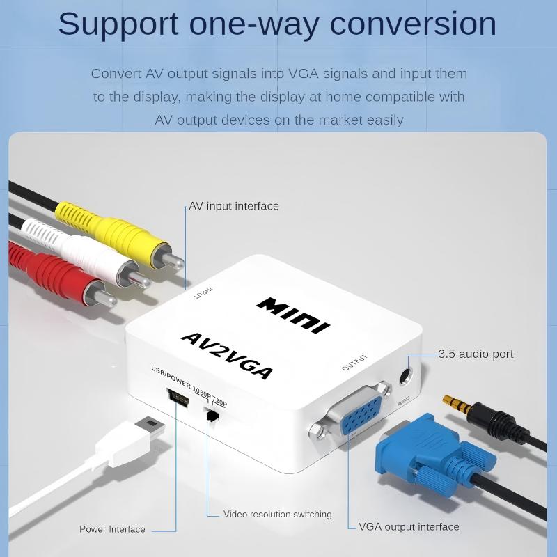 RAMMIND AV to VGA Converter 10 - Hdmi Vga Adapter review and price