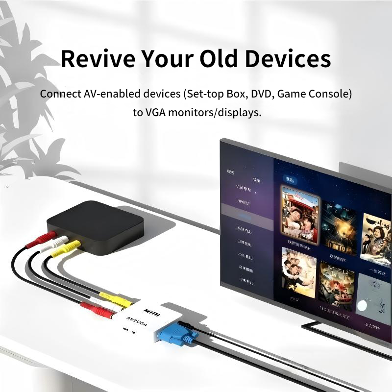 RAMMIND AV to VGA Converter 10 - Hdmi Vga Adapter review and price