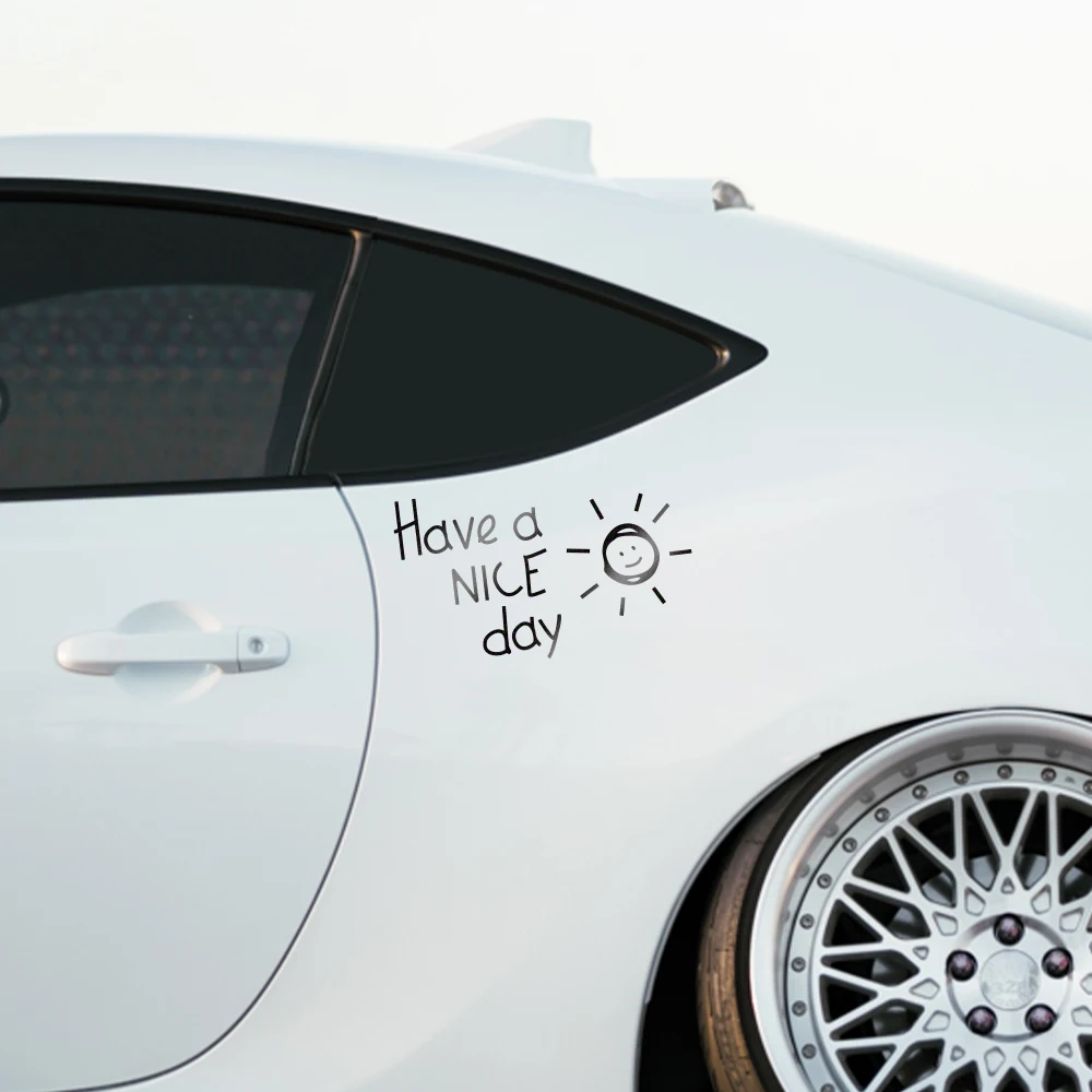 Have A Nice Day Reflective Car - Laptop Accessories To Have review and price