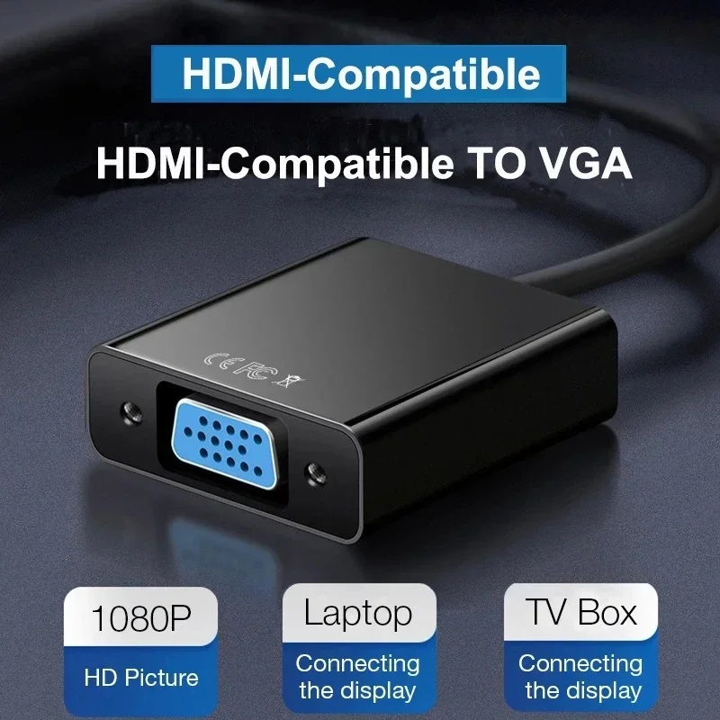 HD 1080P HDMI To VGA Cable Con - Hdmi Vga Adapter review and price