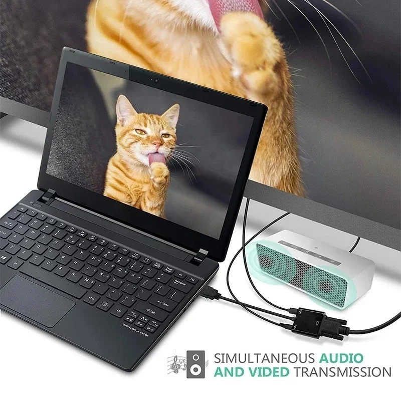 HD 1080P HDMI To VGA Cable Con - Hdmi Vga Adapter review and price