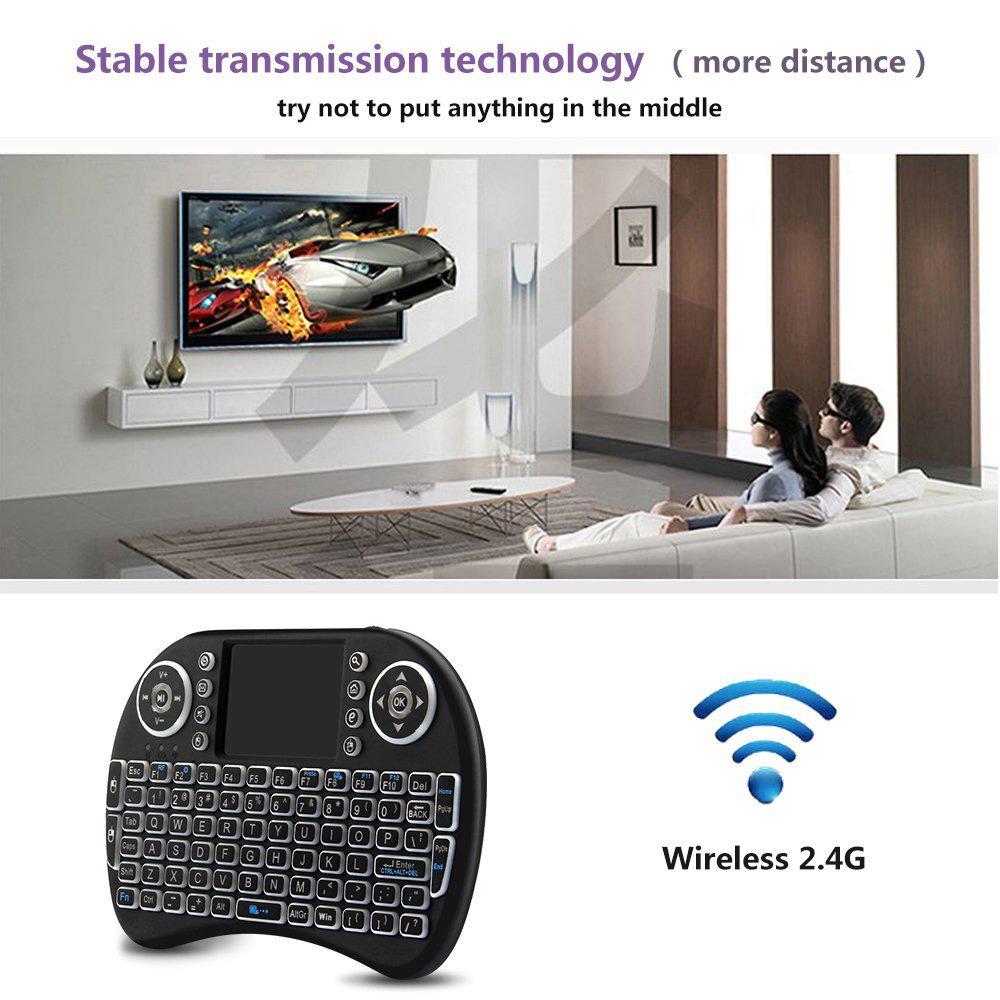 Backlit Mini Wireless Keyboard - Laptop Accessories Combo review and price