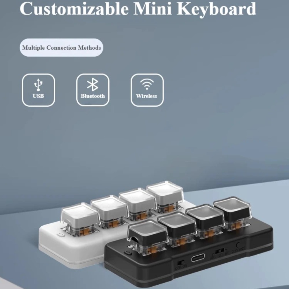 MK424Pro 4-Key Wireles Mini Ke - Laptop Accessories Productivity review and price
