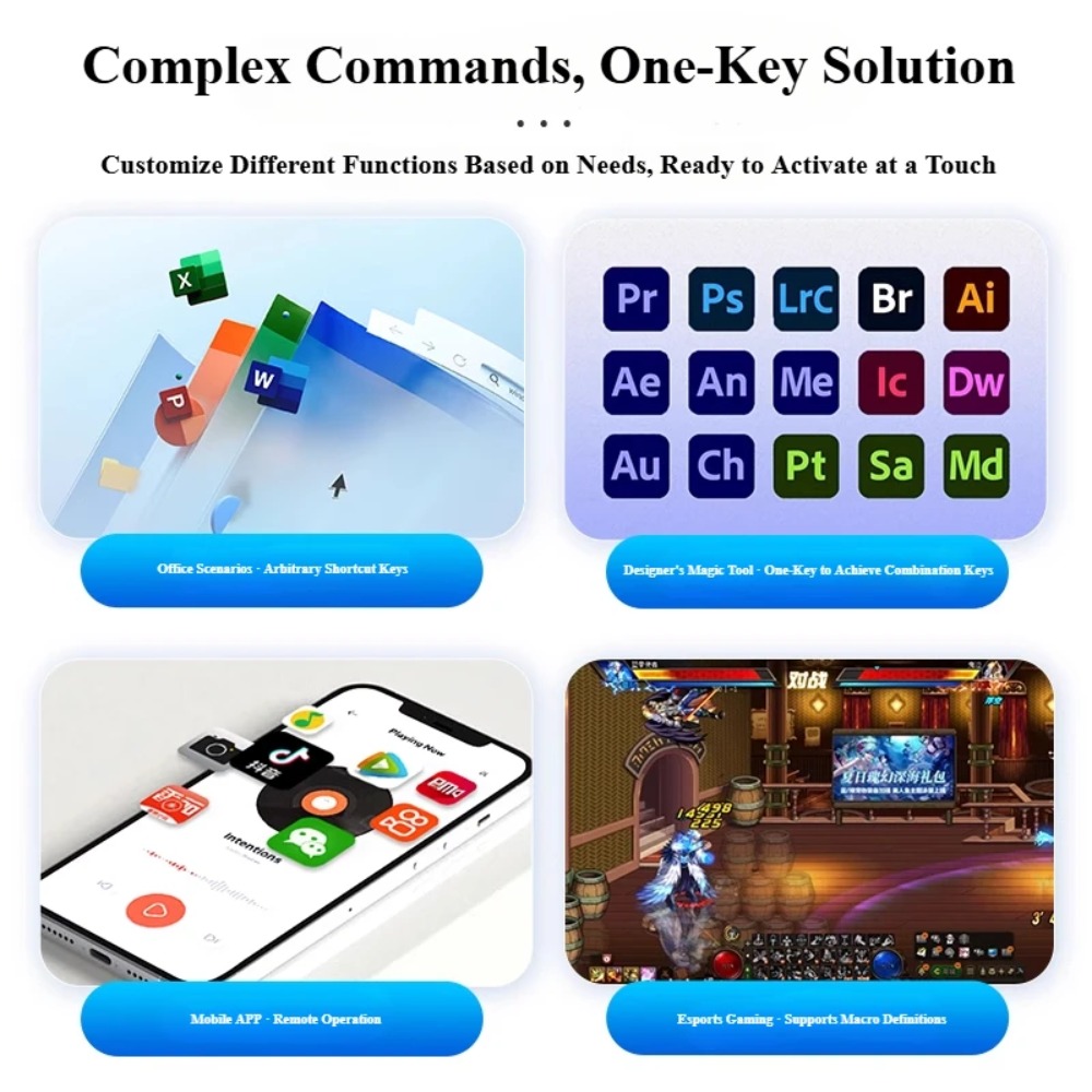 MK424Pro 4-Key Wireles Mini Ke - Laptop Accessories Productivity review and price