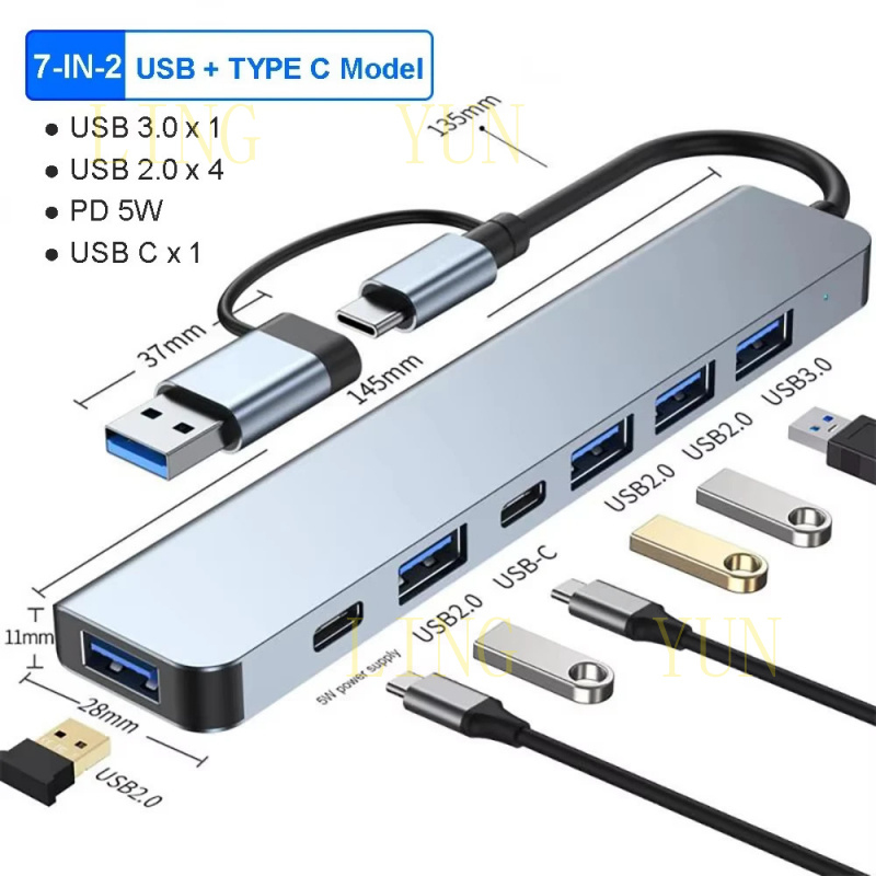 Z  11 Ports USB C HUB Docking  - Hdmi Vga Adapter review and price