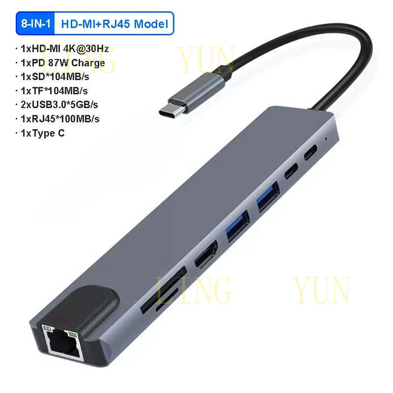 Z  11 Ports USB C HUB Docking  - Hdmi Vga Adapter review and price