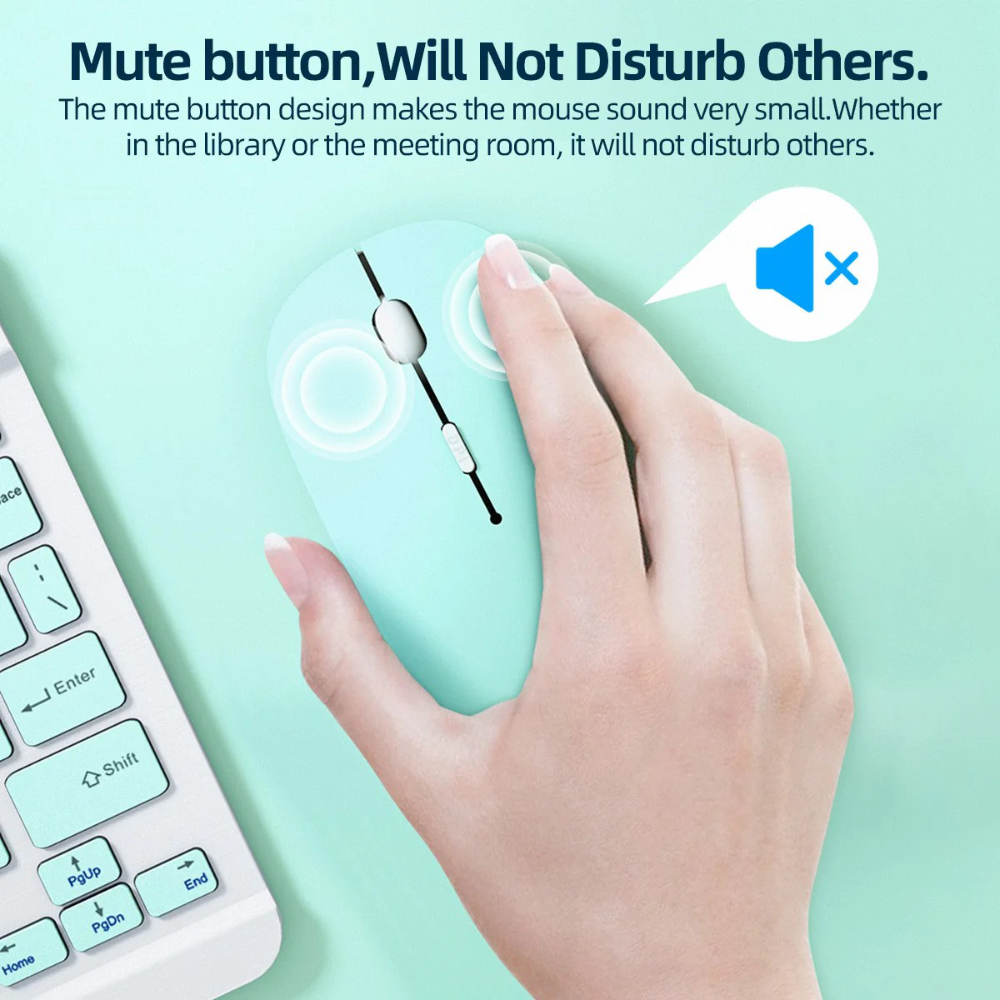 Silent Bluetooth-compatible Mo - Mini Wireless Mouse review and price