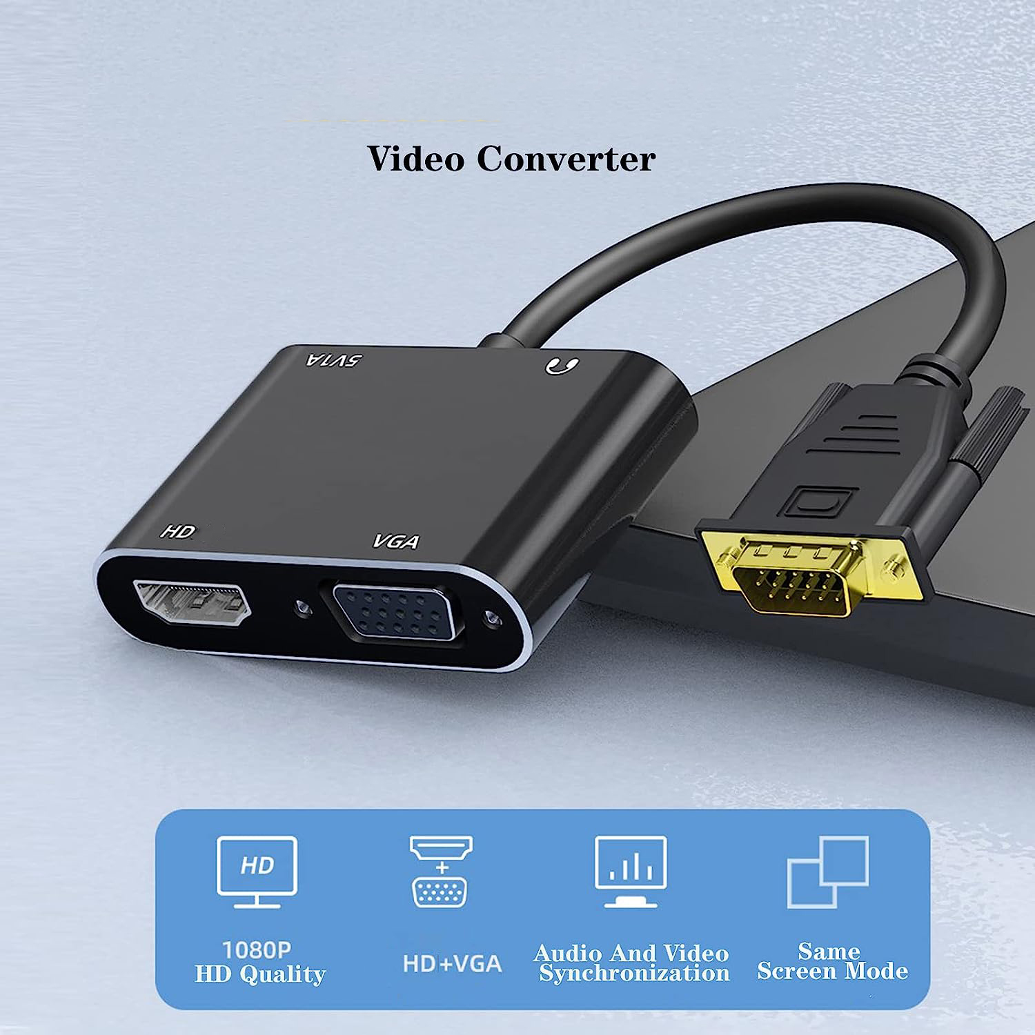 VGA(Host) to VGA/HDMI-compatib - Hdmi Vga Adapter review and price