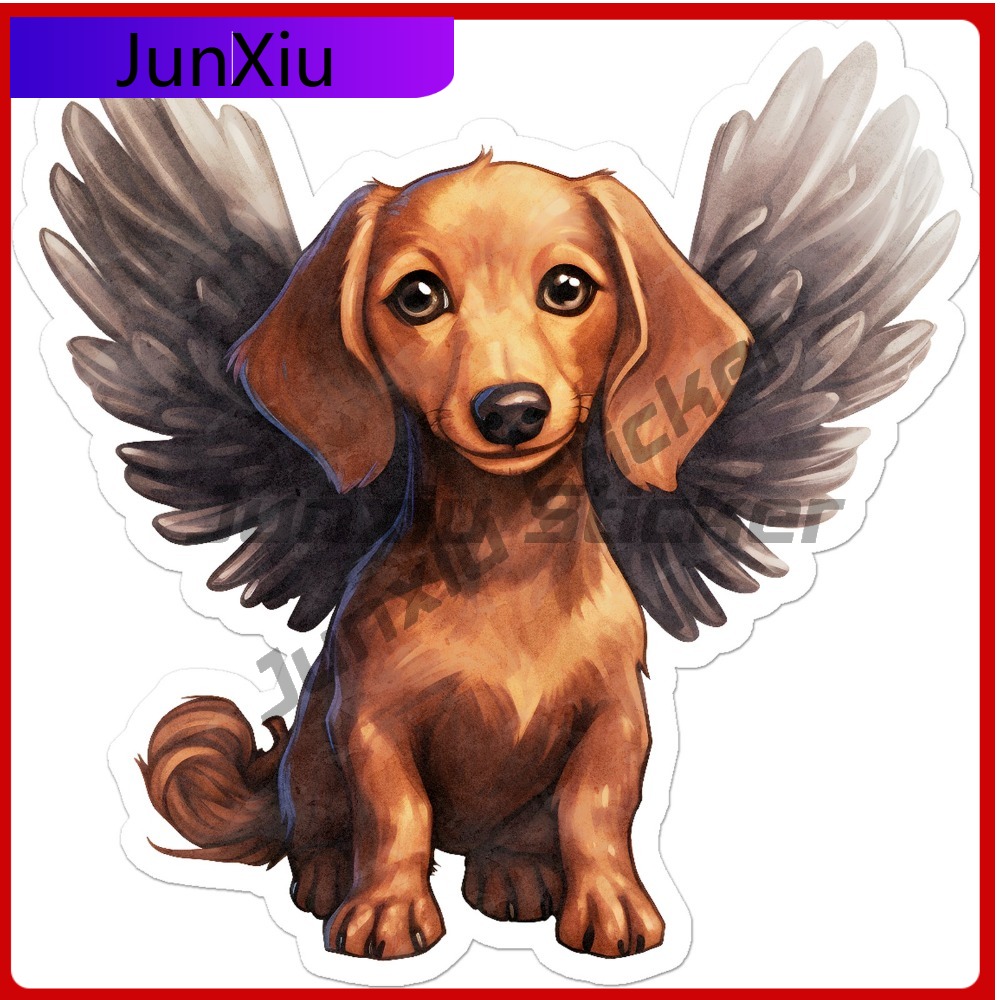 Dachshund Angel Vinyl New Must - Laptop Accessories To Have review and price